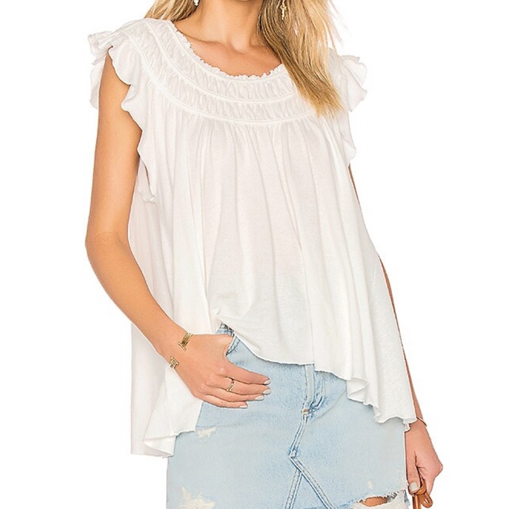 NWT Free People Coconut Tee